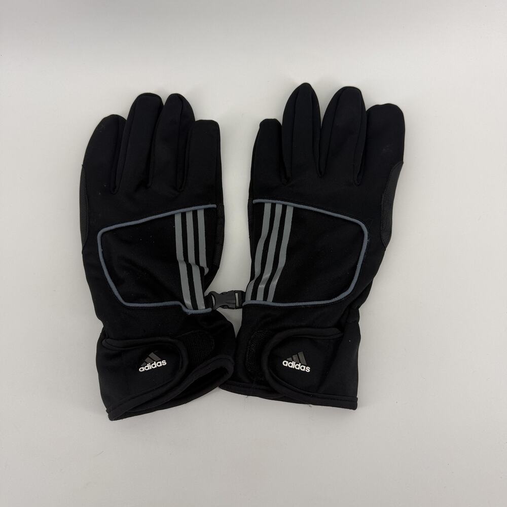 Adidas Gloves Mens L/XL 10" Black ClimaWarm Insulated Winter Gorpcore Techwear